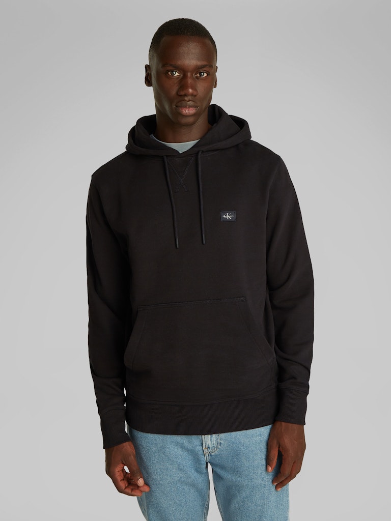 CALVIN KLEIN JEANS FELPA CON CAPPUCCIO E STEMMA