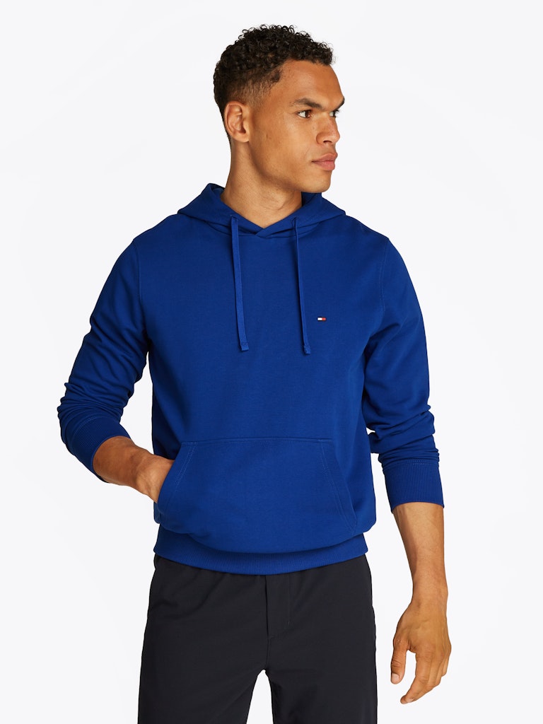 TOMMY HILFIGER FELPA CON CAPPUCCIO E BANDIERINA RICAMATA