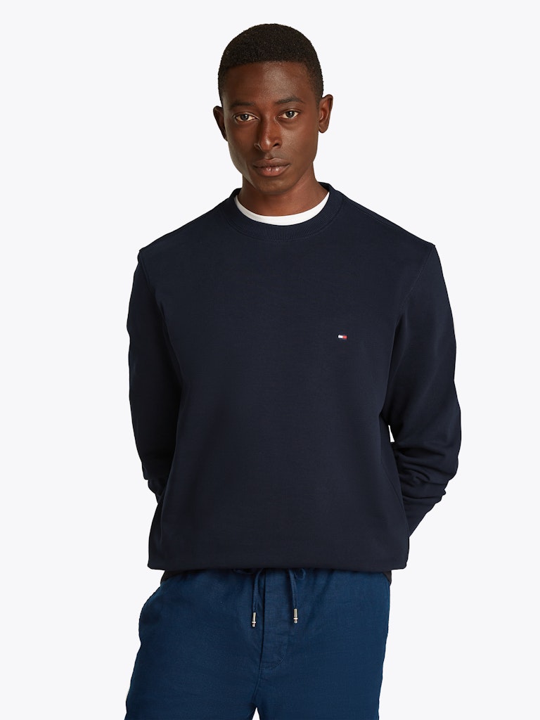 TOMMY HILFIGER FELPA CON BANDIERINA RICAMATA