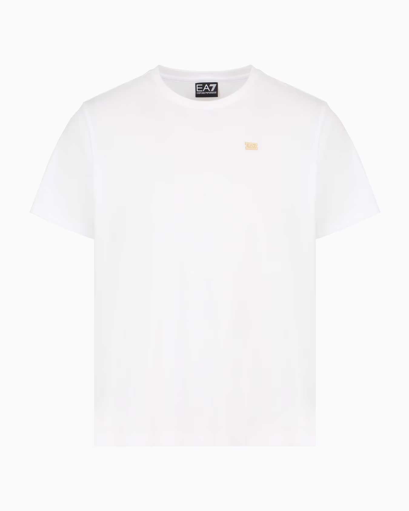 Alternative view of EA7 T-SHIRT GIROCOLLO CORE LADY IN COTONE STRETCH