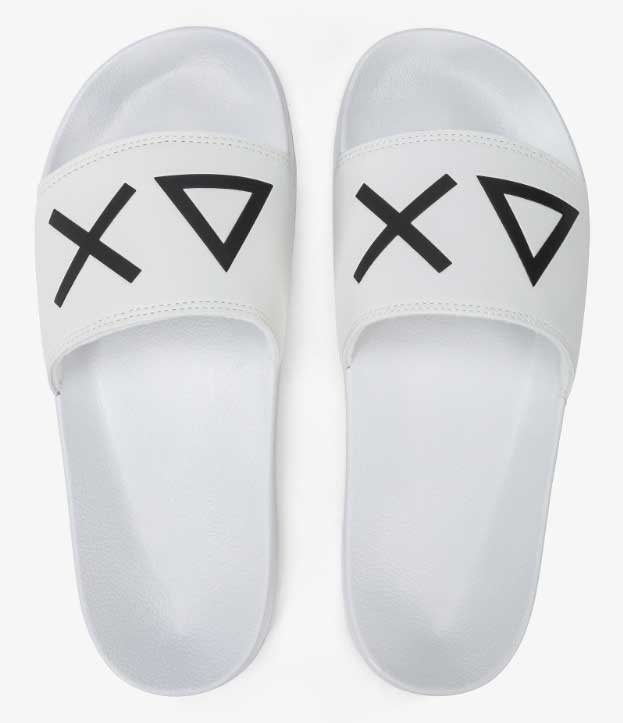 Alternative view of SUN68 SLIPPERS LOGO