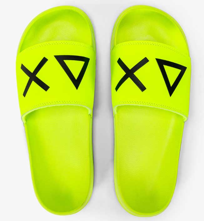 SUN68 SLIPPERS LOGO