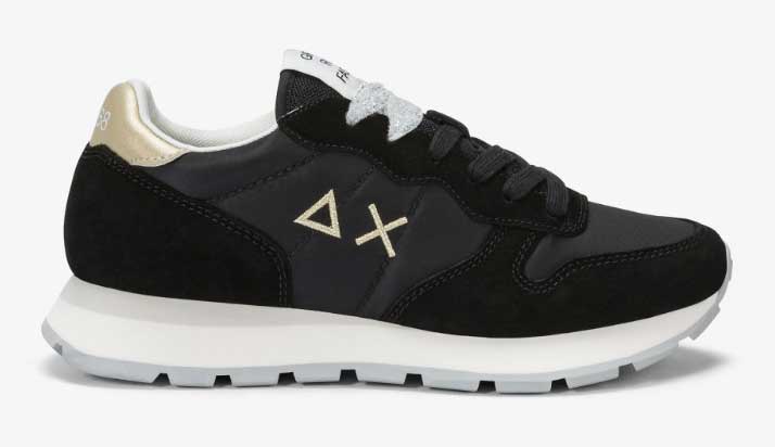 SUN68 SNEAKERS ALLY GOLD SILVER