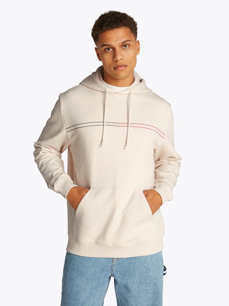 TOMMY JEANS FELPA CON CAPPUCCIO E LACCI