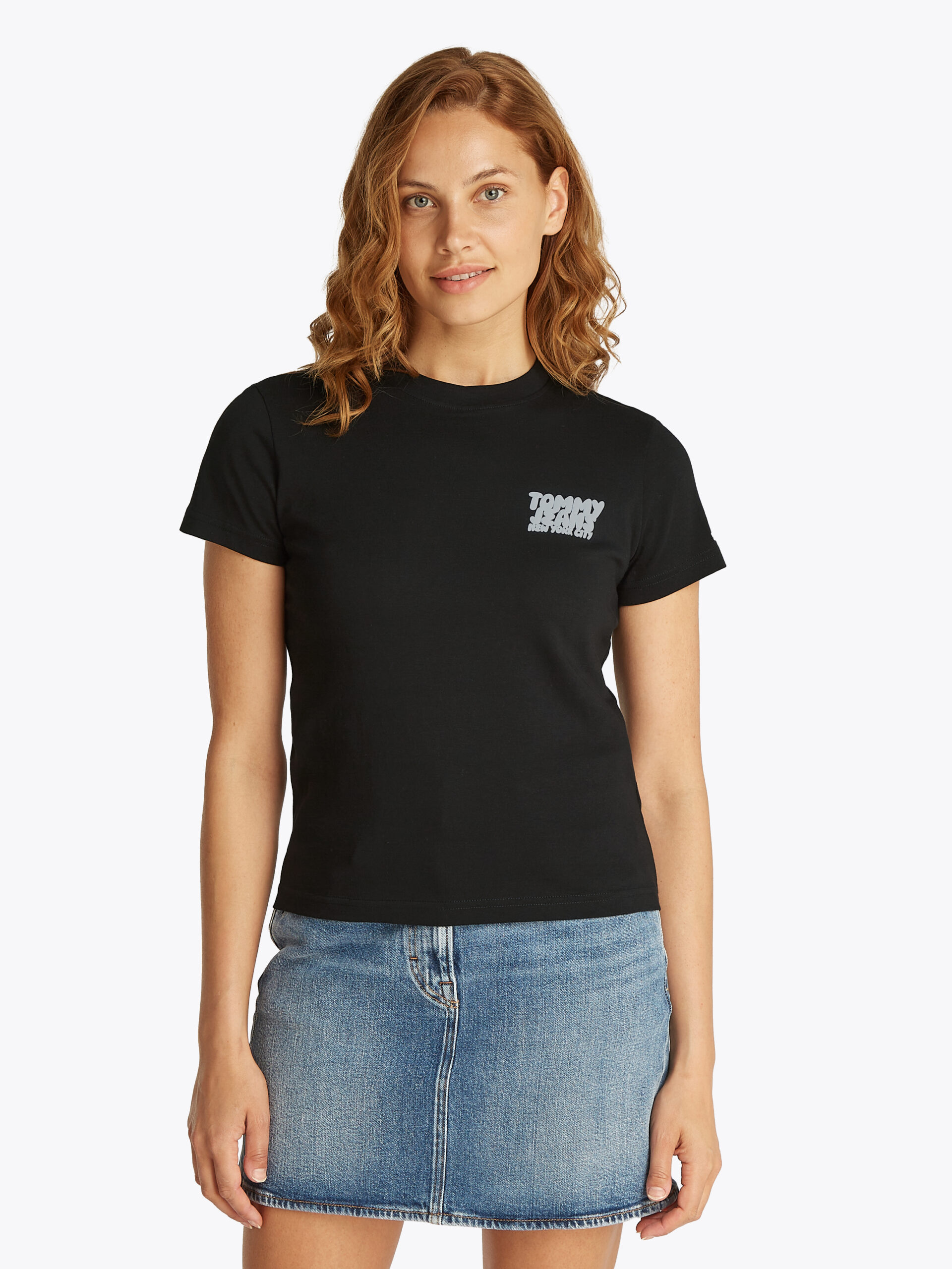 Alternative view of TOMMY JEANS T-SHIRT CON LOGO IN RILIEVO