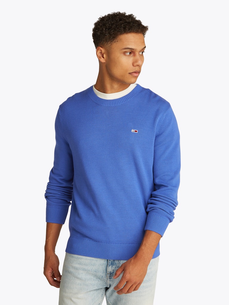 TOMMY JEANS PULLOVER SLIM FIT LEGGERO