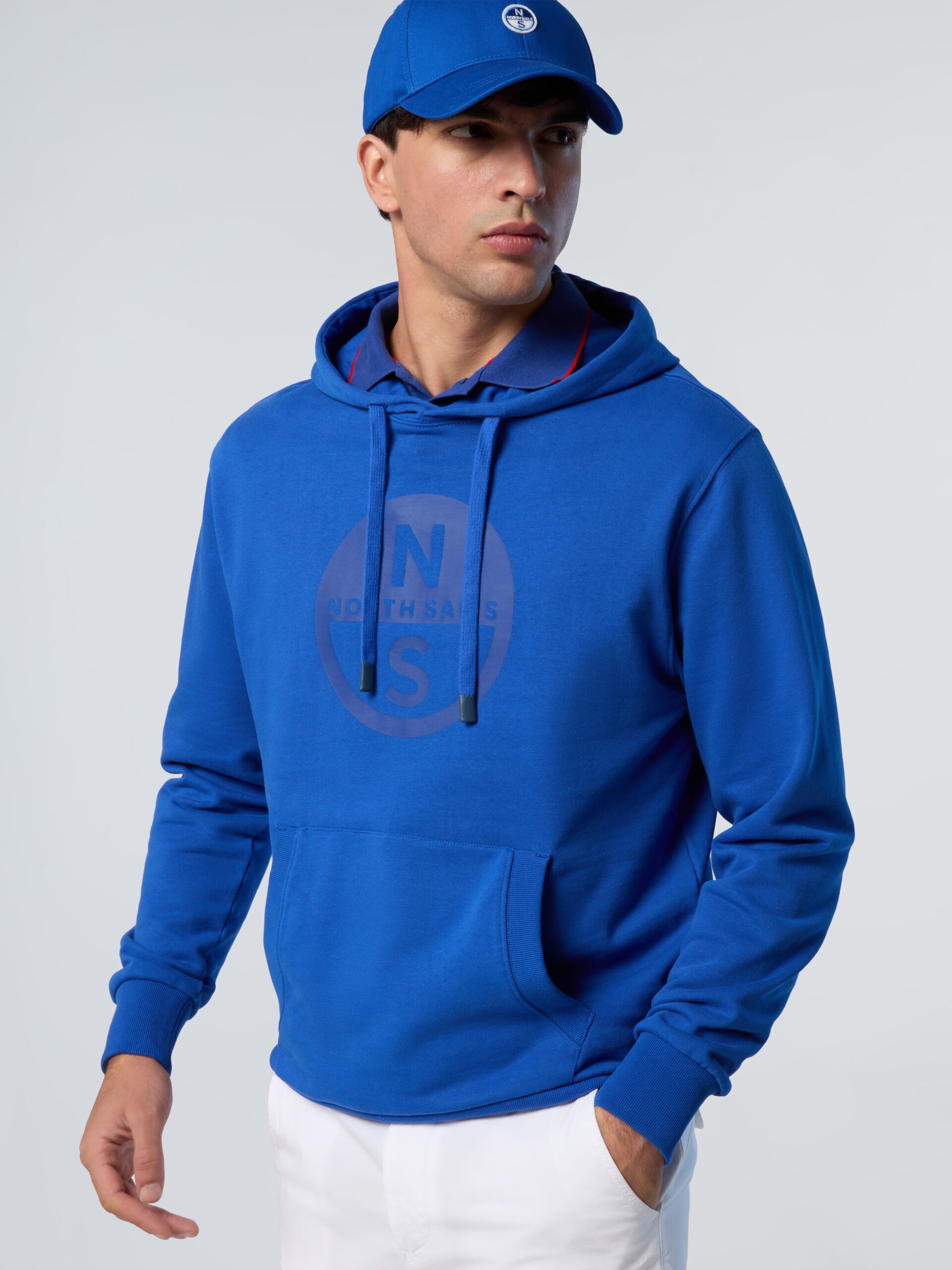 NORTH SAILS FELPA CON CAPPUCCIO E STAMPA