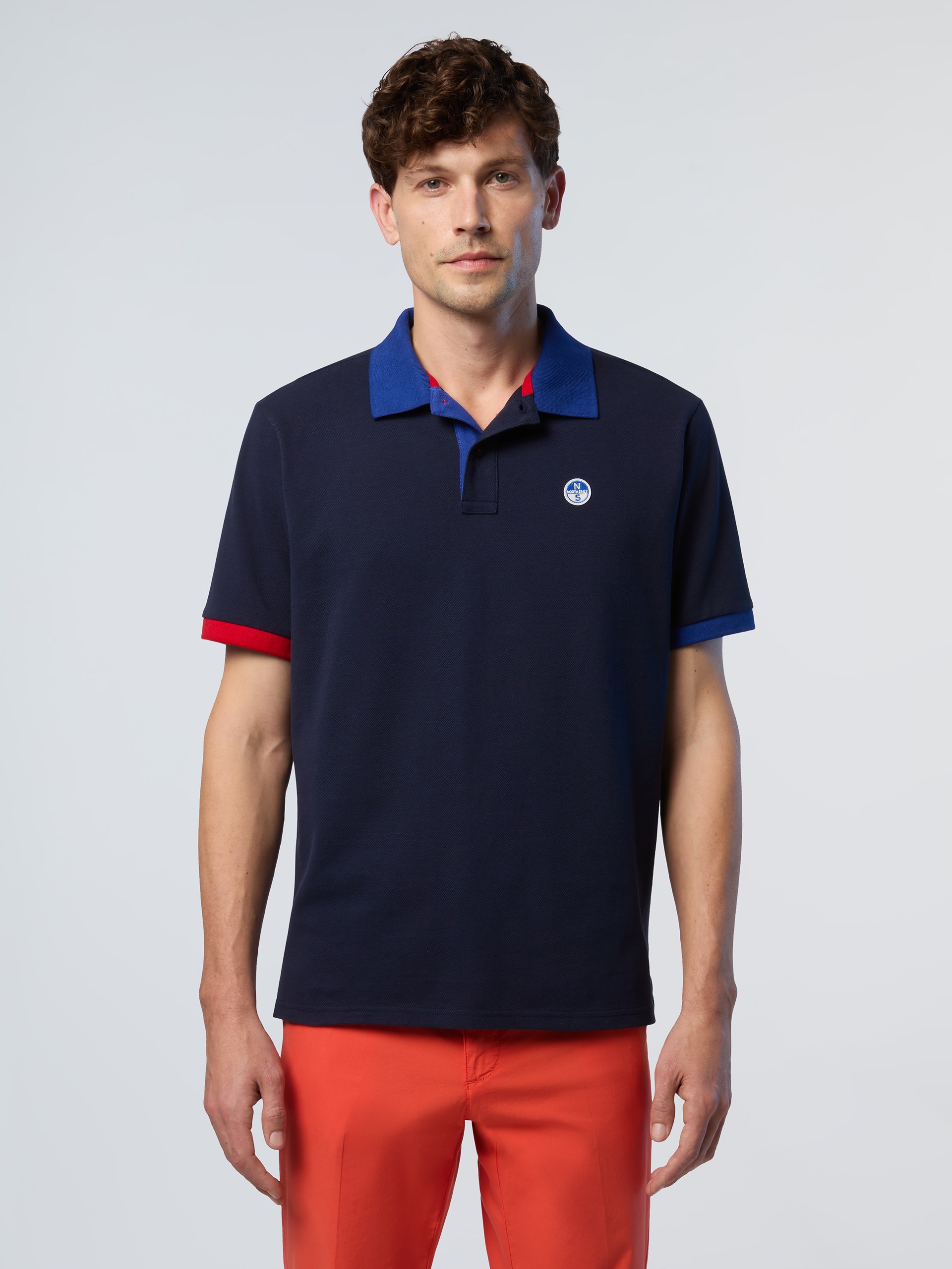 NORTH SAILS POLO CON DETTAGLI A CONTRASTO