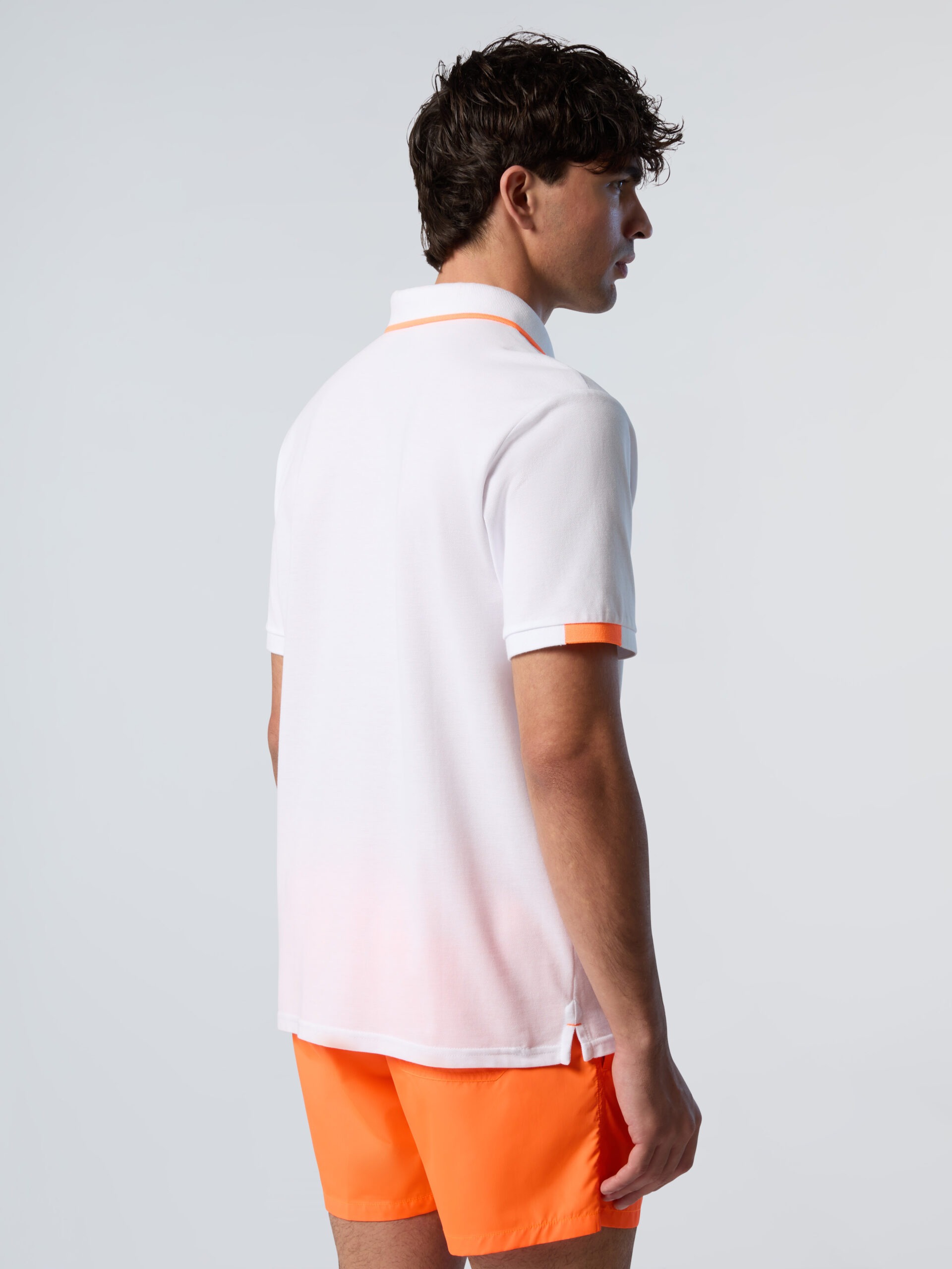 Alternative view of NORTH SAILS POLO CON LOGO FLUO