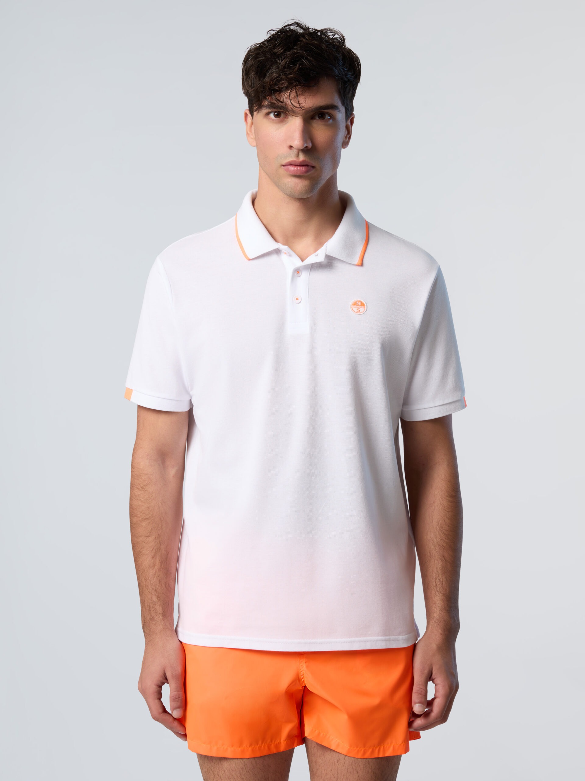 NORTH SAILS POLO CON LOGO FLUO