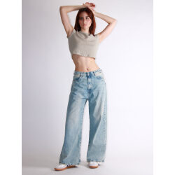 Alternative view of BERNA JEANS SUPERPOCKET PALAZZO