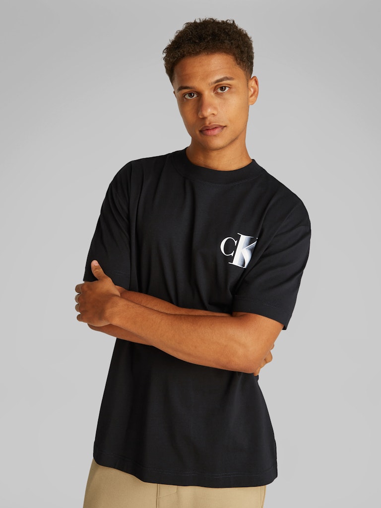 CALVIN KLEIN JEANS T-SHIRT CON MONOGRAMMA E TAGLIO RELAXED