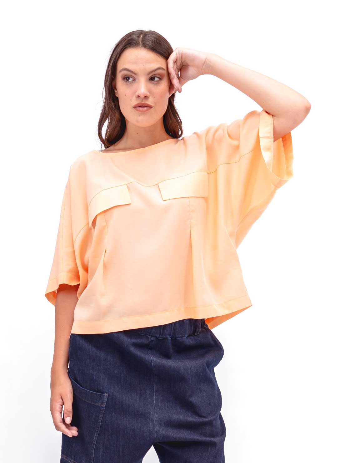 THIPO BLUSA KIMONO NERA