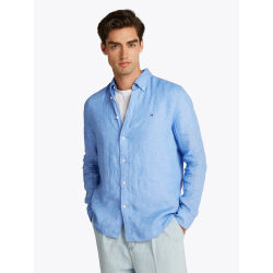 TOMMY HILFIGER CAMICIA REGULAR FIT IN PURO LINO