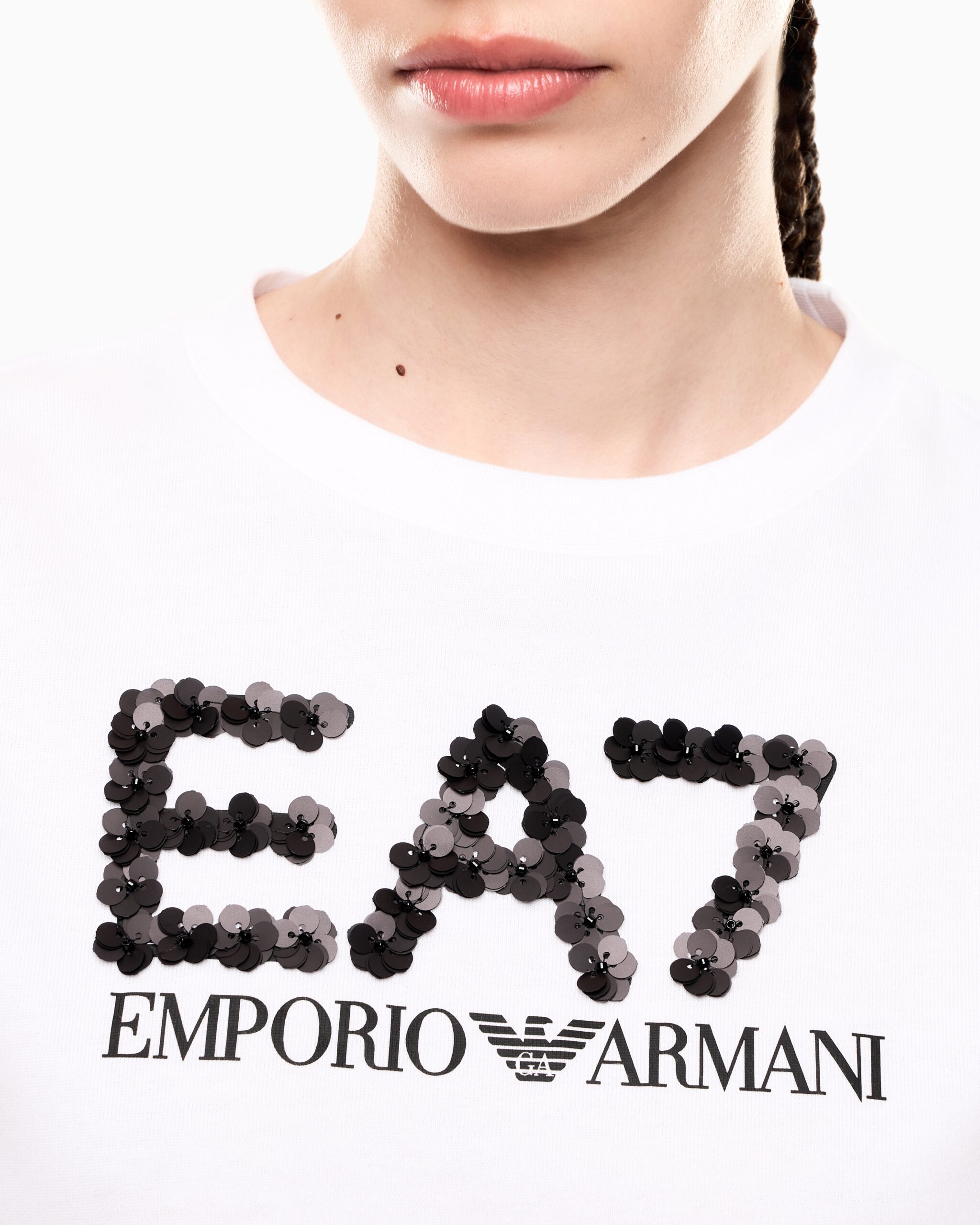 Alternative view of EA7 T-SHIRT CON LOGO CON PAILLETTES