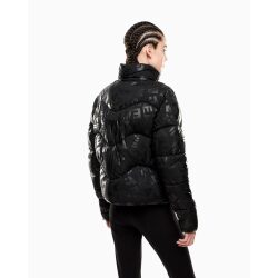 Alternative view of EA7 GIACCA IMBOTTITA IN NYLON CON STAMPA MONOGRAM ALL-OVER