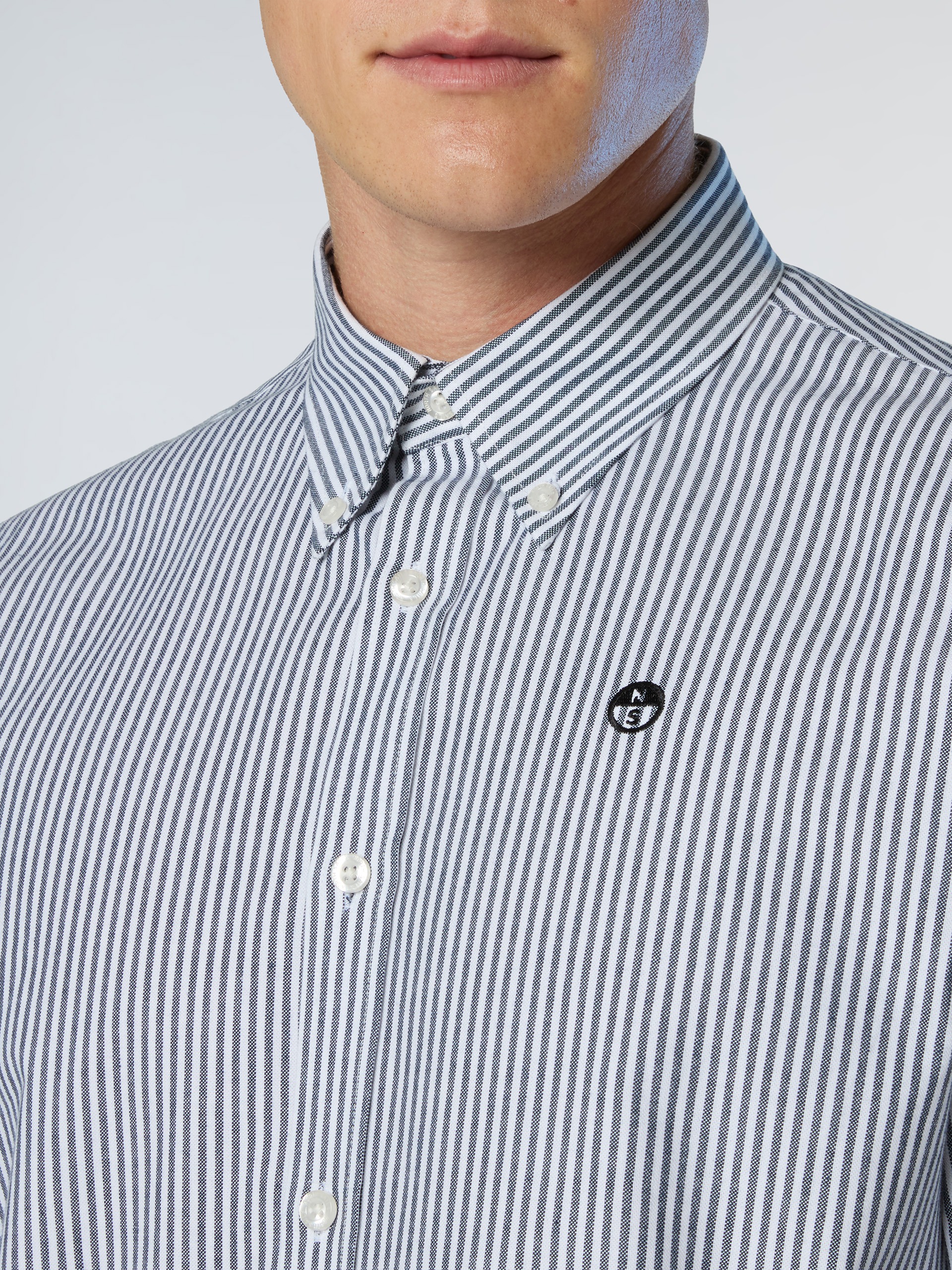 Alternative view of NORTH SAILS CAMICIA IN COTONE OXFORD A RIGHE