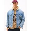 TOMMY HILFIGER GIACCA TRUCKER IN DENIM E VELLUTO