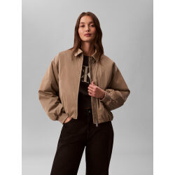 CALVIN KLEIN JEANS GIUBBOTTO BOMBER LUCIDO TAGLIO RELAXED