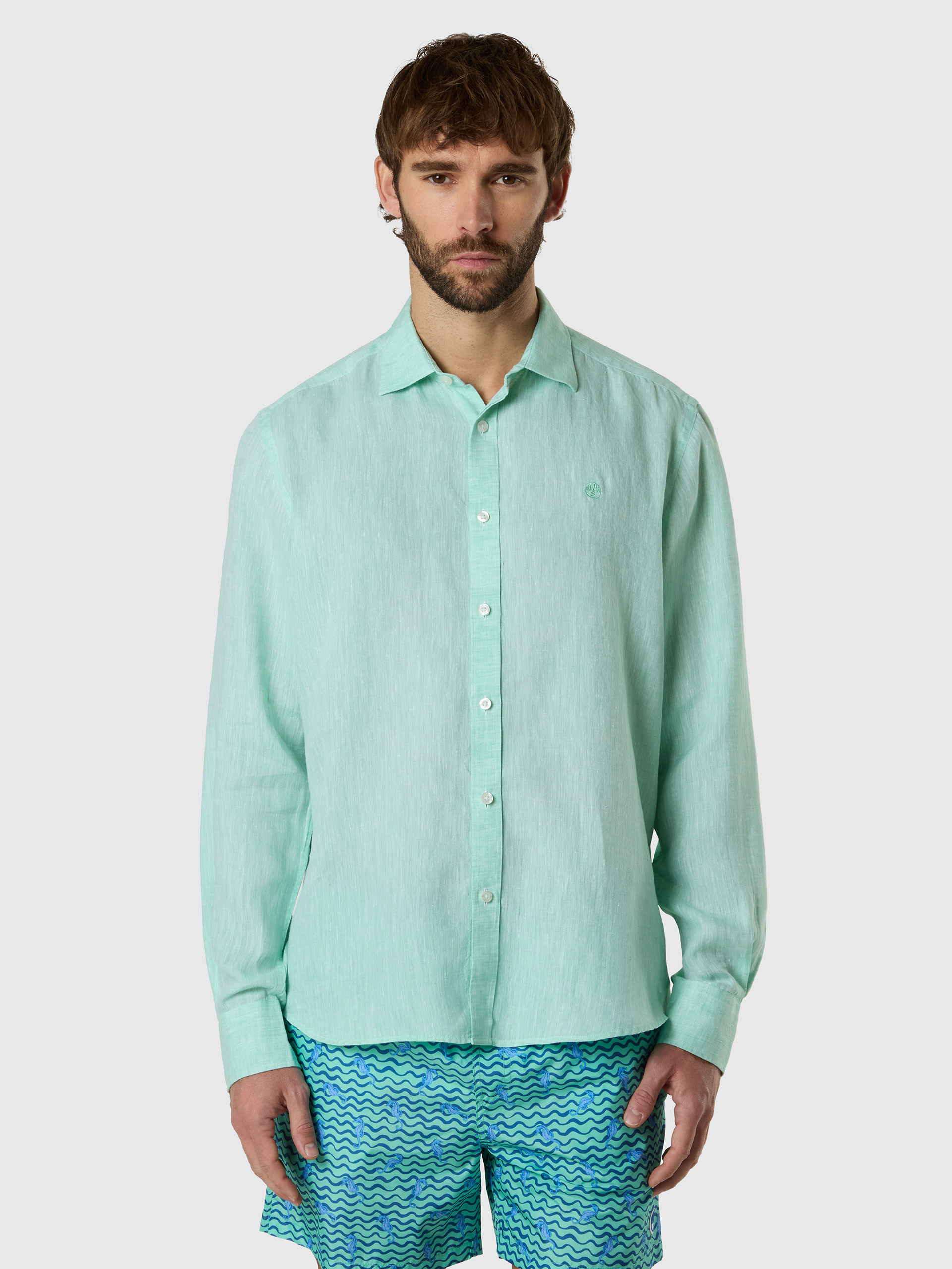 Alternative view of NORTH SAILS CAMICIA DI LINO A MANICHE LUNGHE