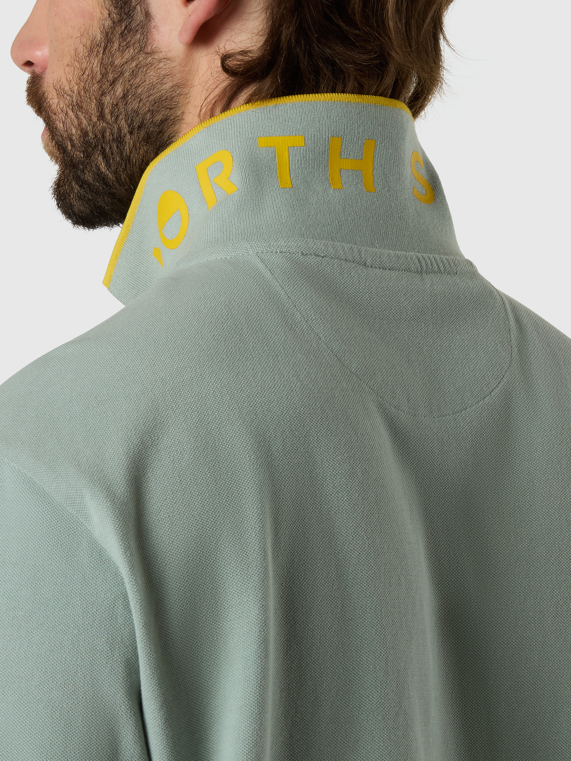 Alternative view of NORTH SAILS POLO CON BORDI A CONTRASTO