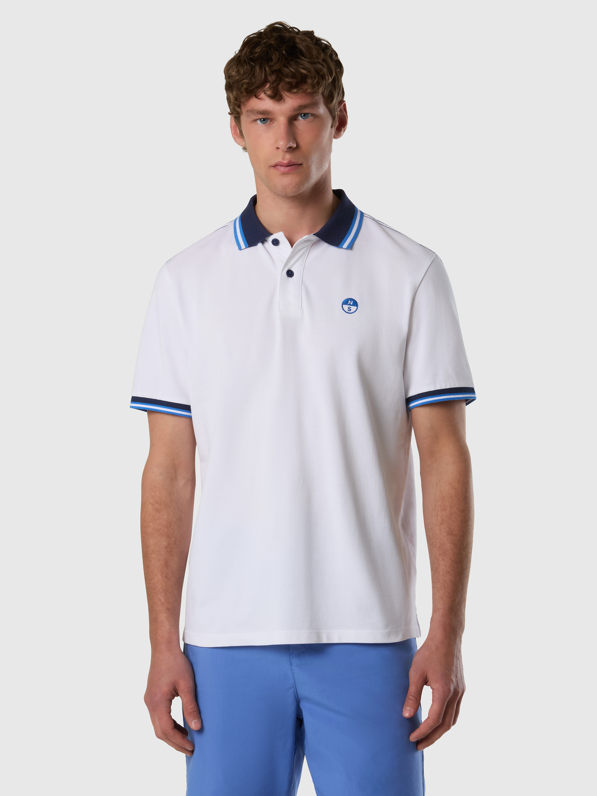 NORTH SAILS POLO CON BORDI A RIGHE