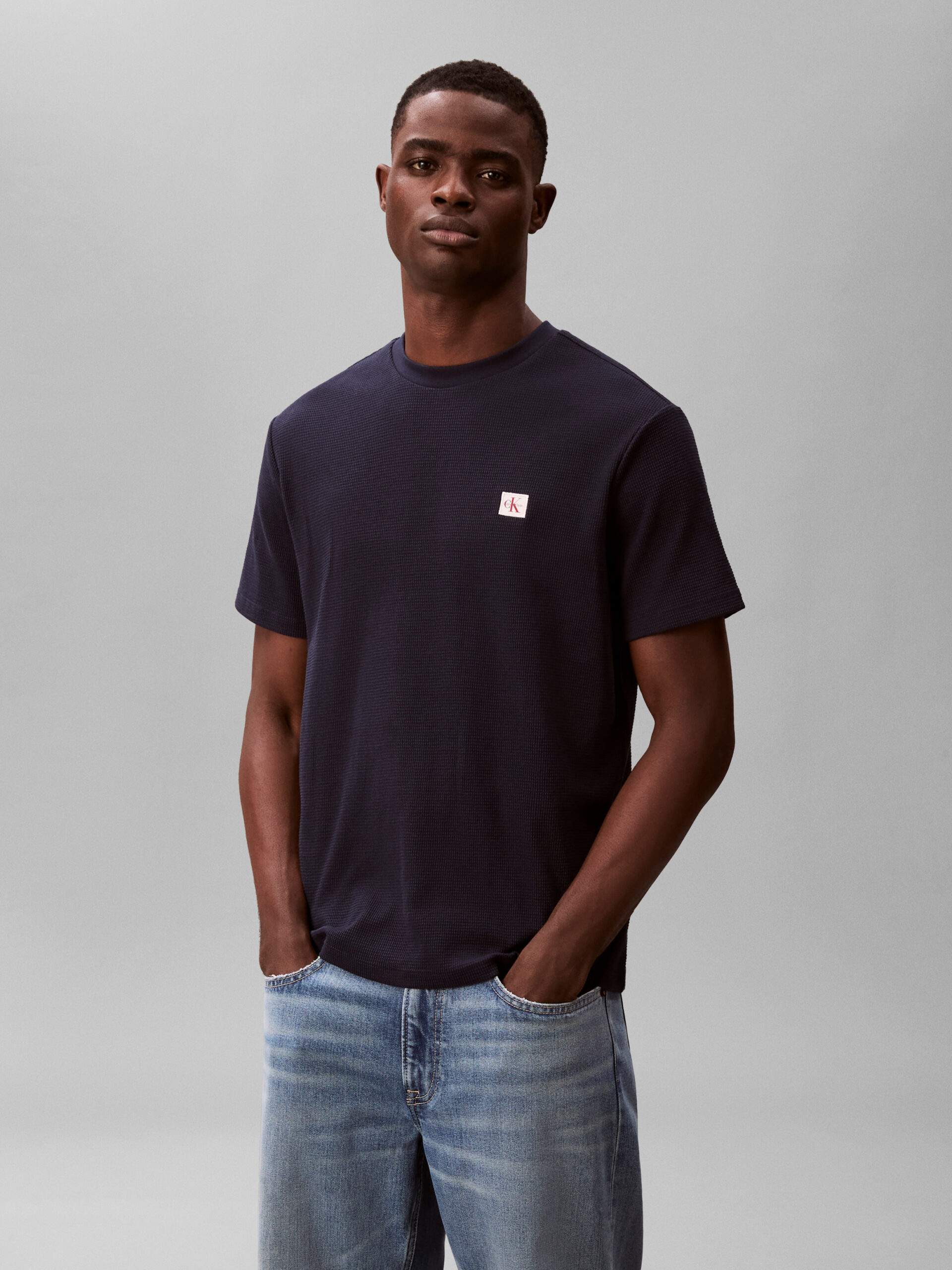 CALVIN KLEIN JEANS T-SHIRT CLASSICA A LOSANGHE