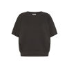 DEHA BLUSA IN SCUBA DI COTONE CON PIEGHE