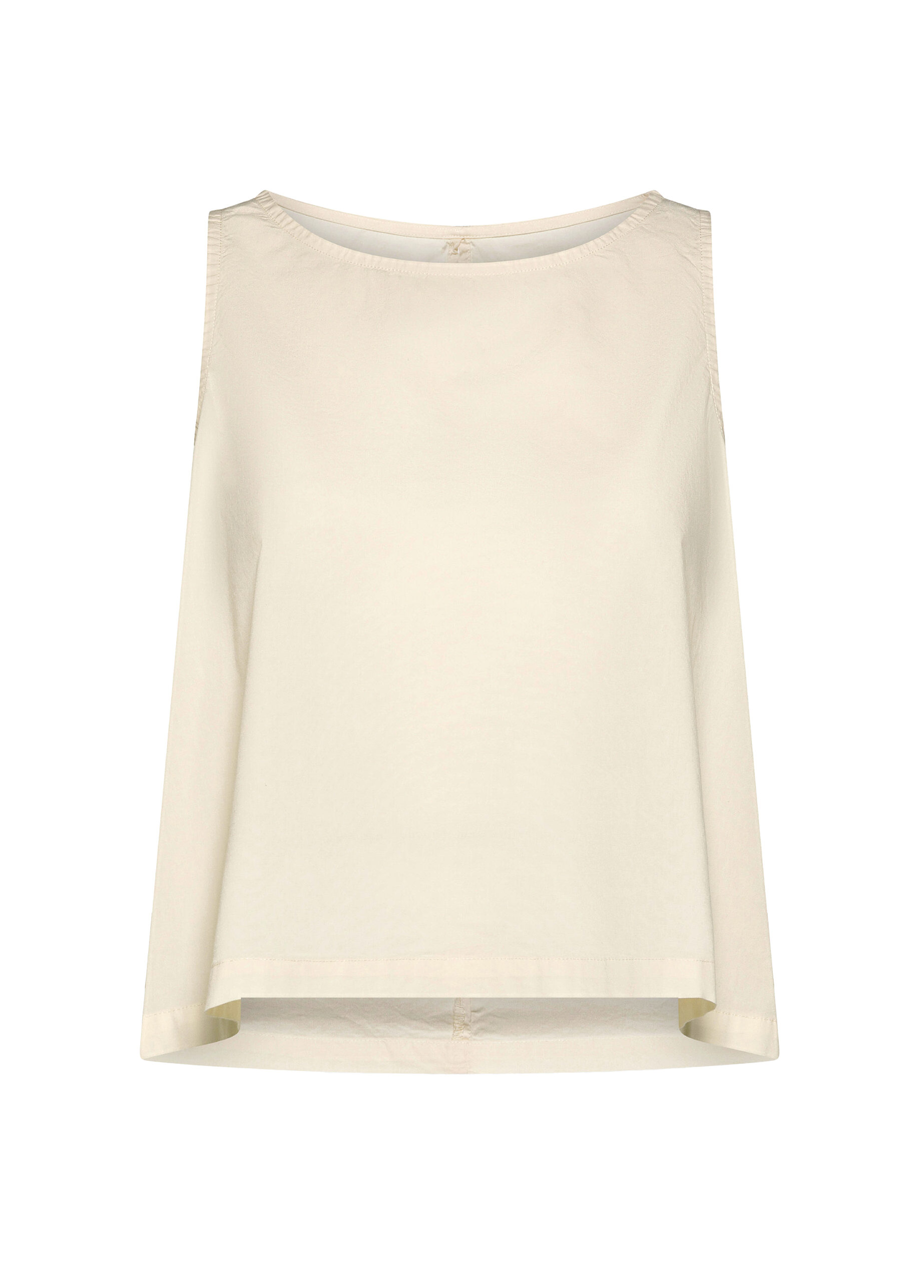 DEHA TOP IN POPLINE ELASTICIZZATO