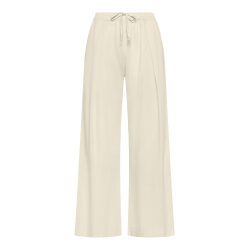 DEHA PANTALONI IN POPLINE ELASTICIZZATO