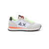 SUN68 SNEAKER TOM FLUO IN NYLON E SUEDE
