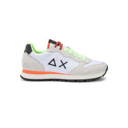 SUN68 SNEAKER TOM FLUO IN NYLON E SUEDE