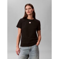 CALVIN KLEIN JEANS T-SHIRT IN MORBIDO COTONE CON STEMMA