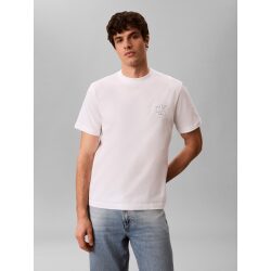 CALVIN KLEIN JEANS T-SHIRT CON LOGO GOFFRATO VESTIBILITA' RILASSATA