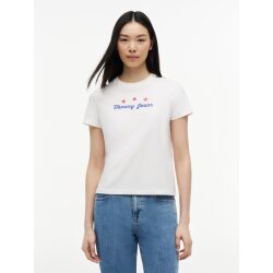 TOMMY JEANS T-SHIRT CON GRAFICA E LOGO SUL RETRO