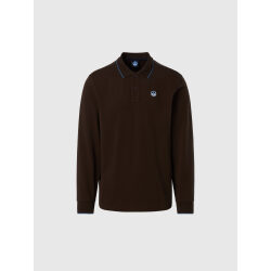 NORTH SAILS POLO MANICA LUNGA CON PATCH CON LOCO