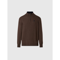 NORTH SAILS MAGLIONE CON MEZZA ZIP IN MISTO CASHMERE