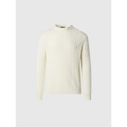 NORTH SAILS MAGLIONE GIROCOLLO A TRECCE IN MISTO CASHMERE