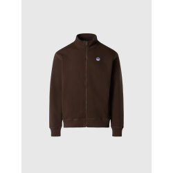 NORTH SAILS FELPA CON ZIP INTEGRALE E PATCH CON LOGO